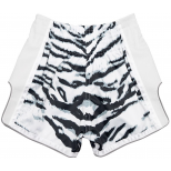 Детские шорты муай тай Fairtex (BSK-2103 White Tiger)